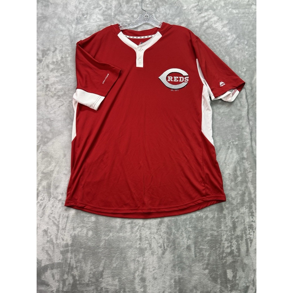Majestic Cincinnati Reds Cool Base Red/White Jersey Men's Size XL MLB Baseball
